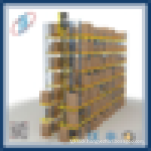 Warehouse storage selective pallet rack solution